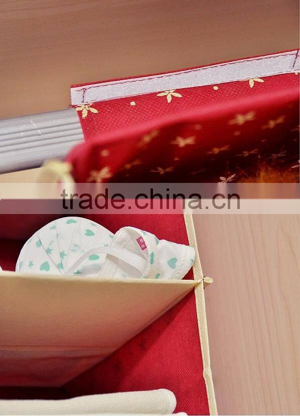 Eco Friendly Non Woven Fabric Hanging Organizer Storage Plastic Pocket Hanging Organizer