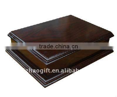 luxury wood jewelry displays cosmetic counter menu wooden display base