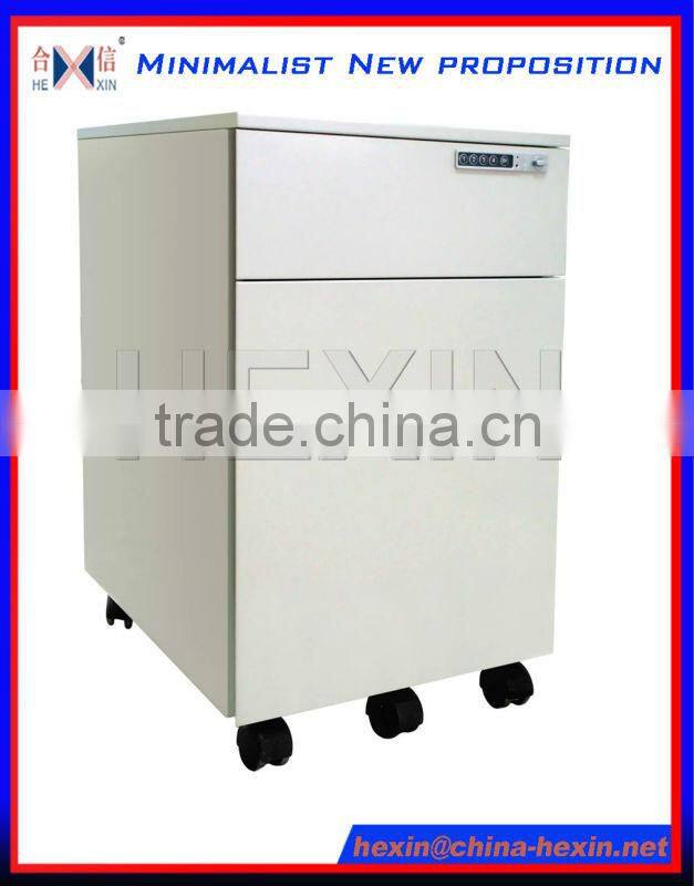 HOT Hexin Vertical Drawer Steel Movable Filing Cabinet