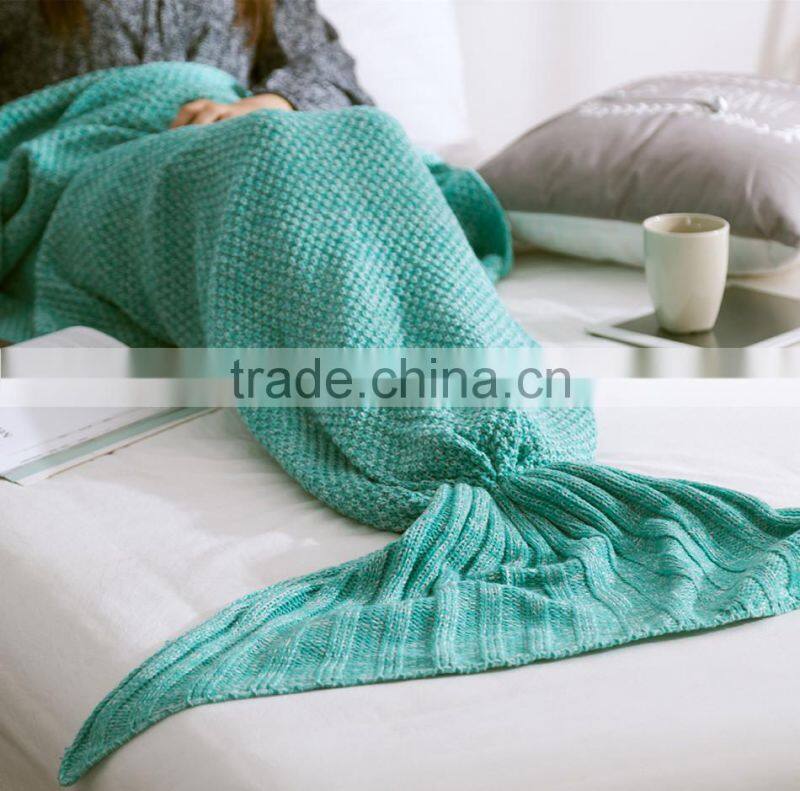 Mermaid Tail Blanket Snuggle Mermaid Blanket for adult Teens, Super Soft and Fashion Sleeping Bags All Seasons Sleeping Blanket