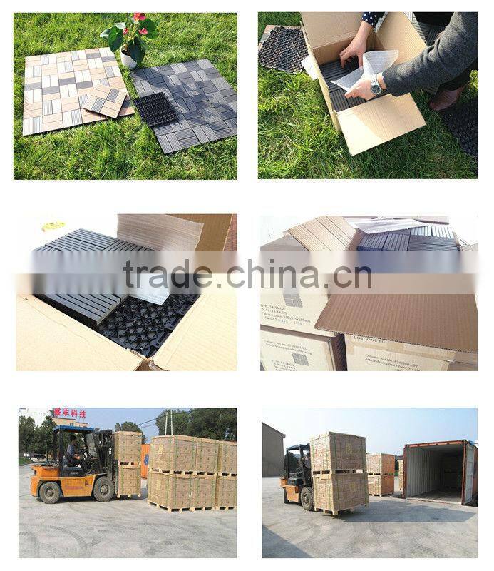 Zhejiang DIY wpc ceramic tiles for garden