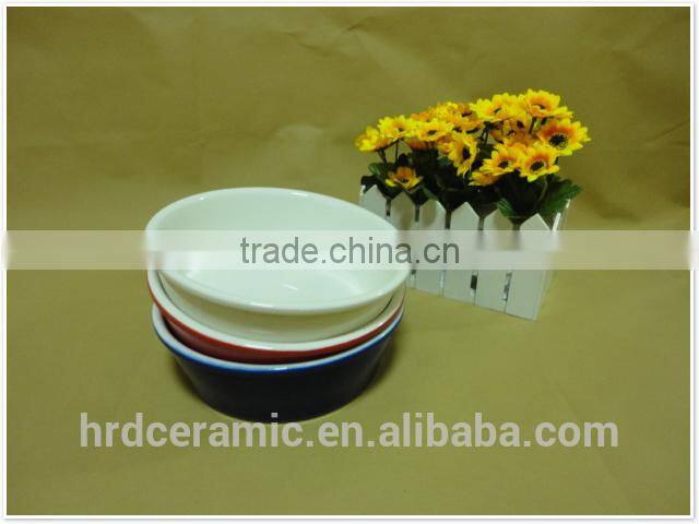 food safe and microwave safe round shape ceramic bowl
