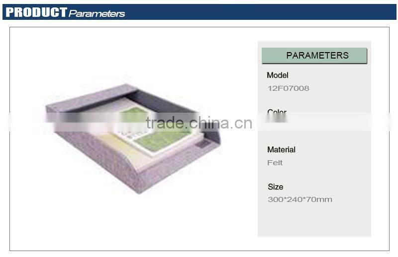Desktop Orgainzer A4 Papers Documents Stationery Holder Files Tray, Gray