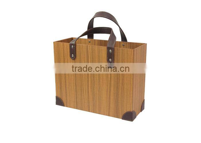 Hot Sale Garden Decorative Picnic Basket Handmade Shopping Wooden Basket
