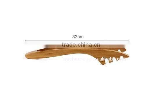 Bamboo food clip/tongs