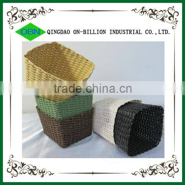 Decorate wedding flower girl basket white wedding baskets