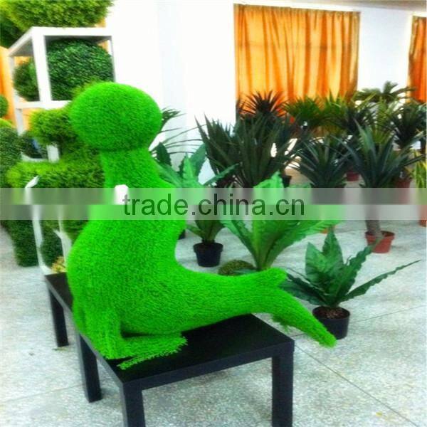 Artificial greenery grass animal ornaments
