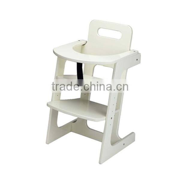 Adjustable wooden baby dining chair/ high quality modern baby sleeping chair/ modern purple dining chair T-51