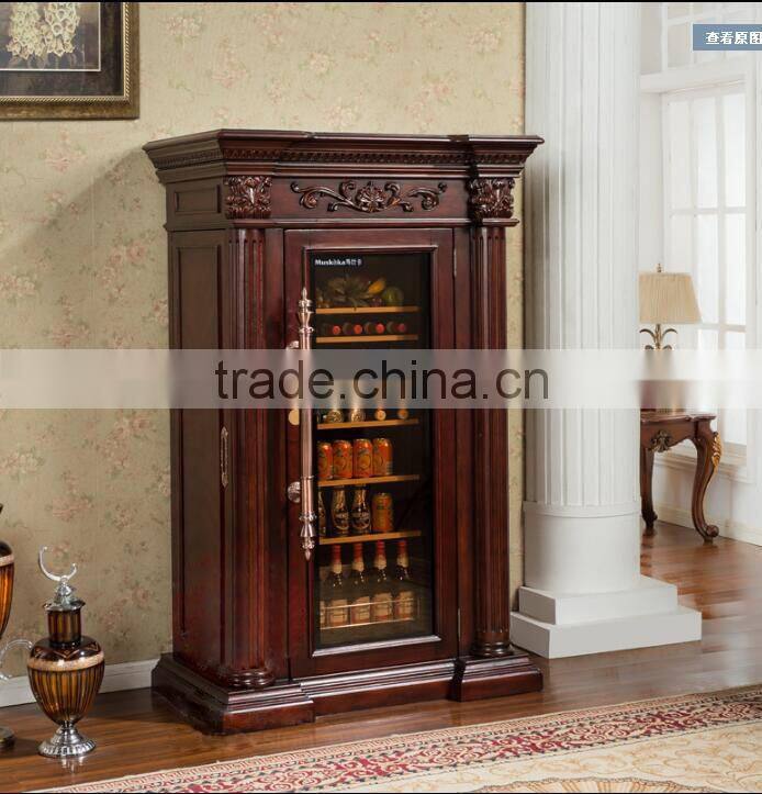 Antique Wine Cooler Cabinet Red Wine Storage wine cabinet wine refrigerator for BS10-2002