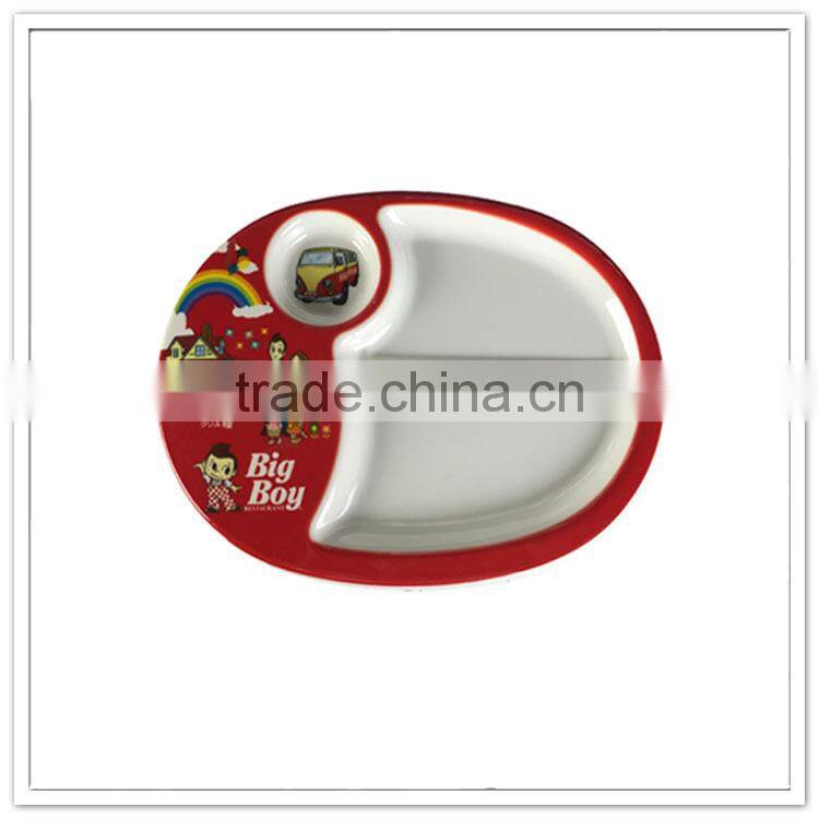alibaba china Personalized custom footprint shaped colorful polka dot creative plate