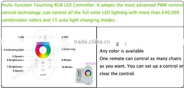 led furniture design wedding event chairs (CH004)