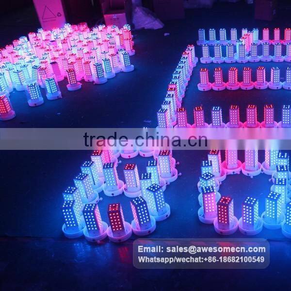 color change led under table lighting for wedding/events