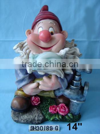 Newest Resin Garden Gnome Garden Dwarfs Statues Resin Crafts