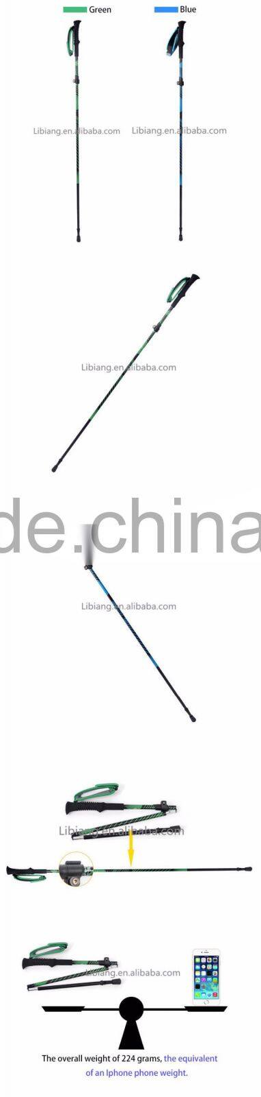 flexible mountain walking Climbing stick