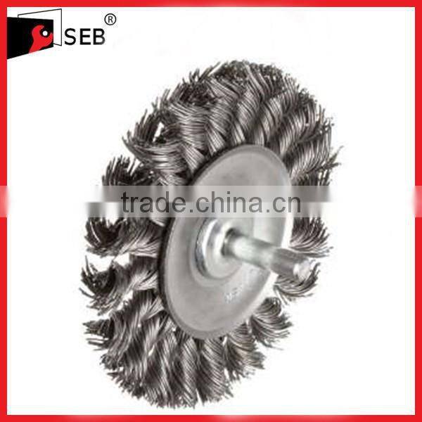 100mm Rotary brass wire wheel brush