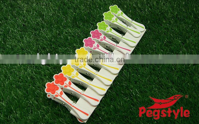 10pcs packing TPR spring clip high quality plastic clips clamps