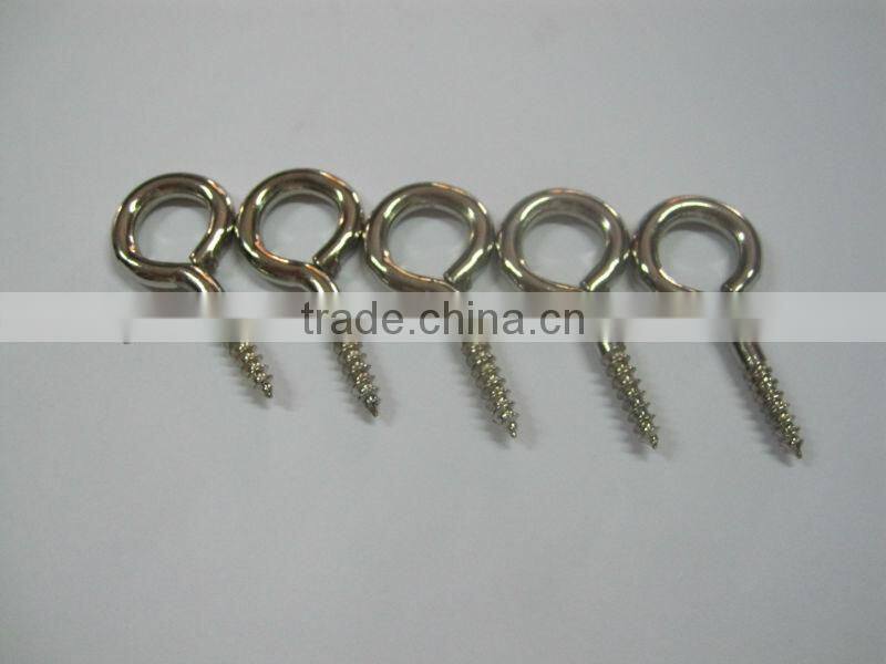 Round Head Nickelplated Eye Screw with Factory Price