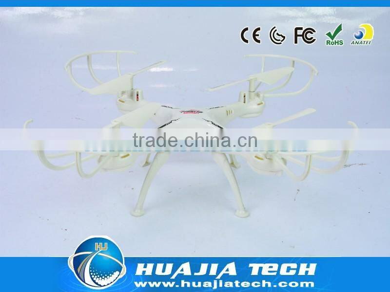 Manufacturer 2.4G 4.5CH remote control 6-axis aircraft helicopter UFO drone Gyro with camera White