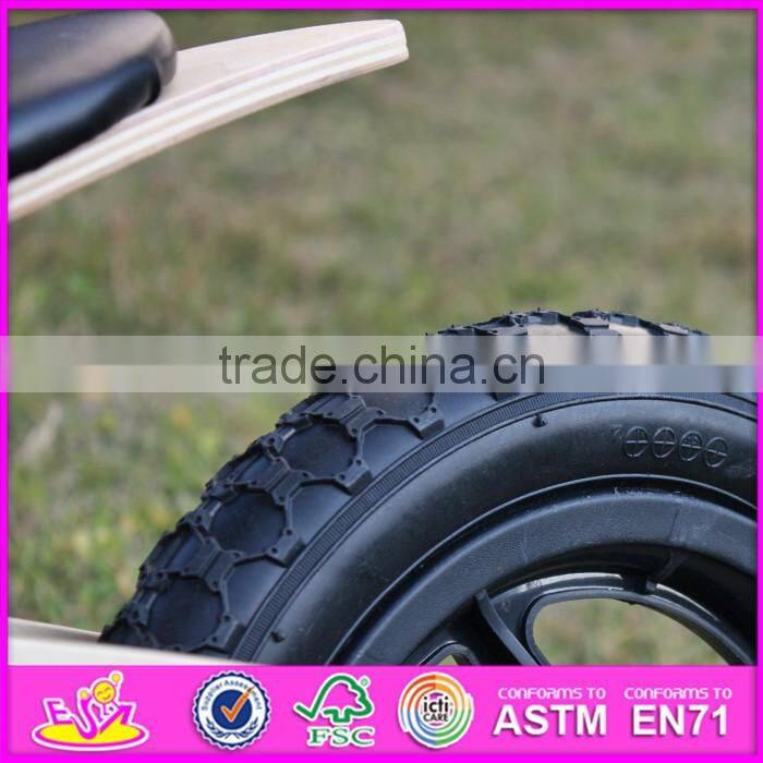 2016 new design log color wooden balance bike for toddlers W16C155
