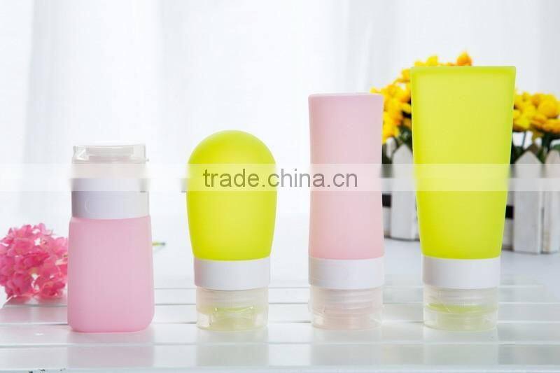 Personal Care Silicone Shampoo Liquid Dispenser Bottle Great Travel Accessory