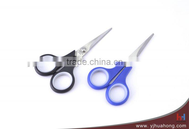 professional plastic handle titanium coating hair cutting barber scissors