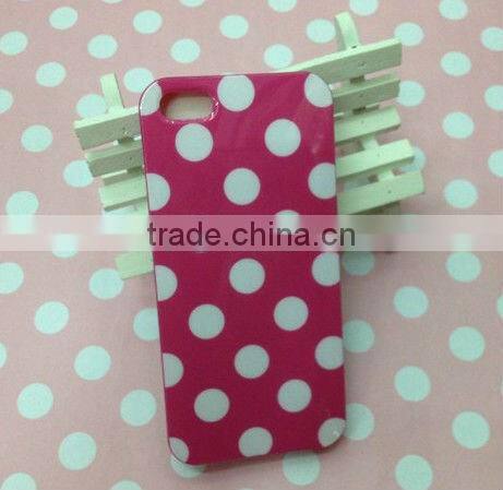 mobile phone cover case for i phone 5 for samsung dot