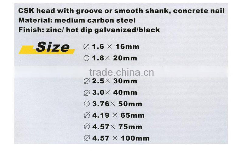 Concrete nail------FVAW