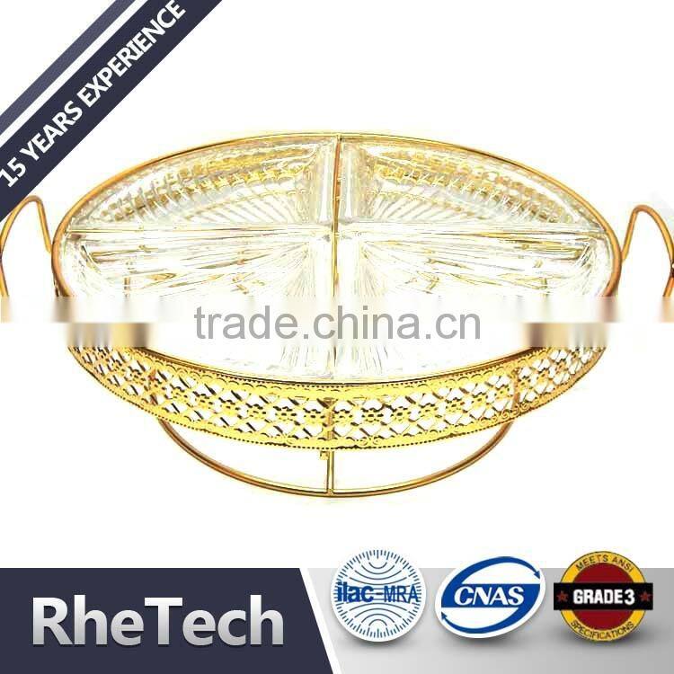 Wholesale Brass Antique Basket Fruit Bowl Storage Rack Holder