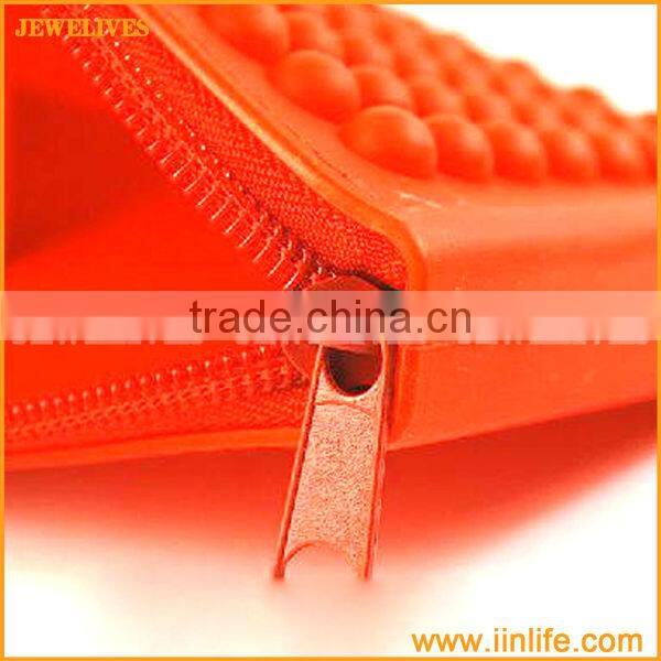 Rubber Silicone Pouch Purse Wallet Glasses Cellphone Cosmetic Coin Bag Case