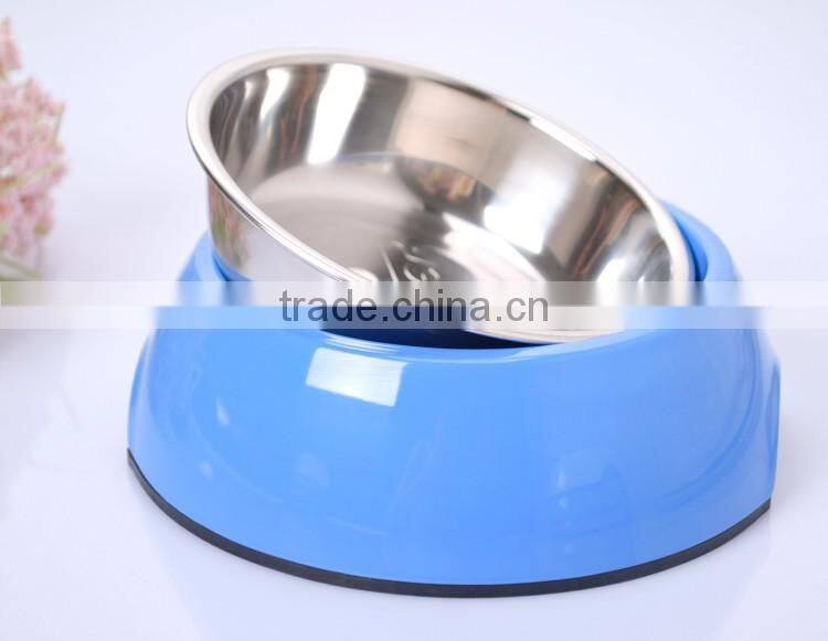 Nonslip cats,dogs,chicken,small animals custom Stainless Steel Metal Dog Water Bowl