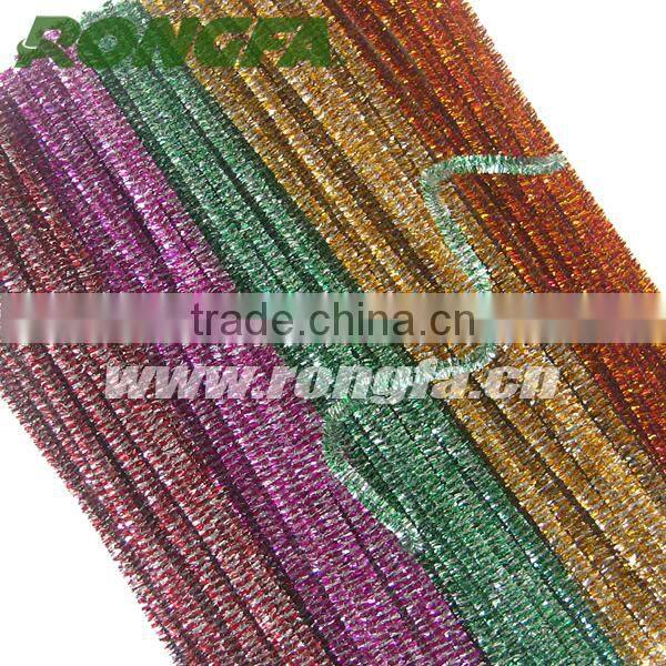 5mm x 12 inch DIY arts and crafts colorful fuzzy sticks chenille stem