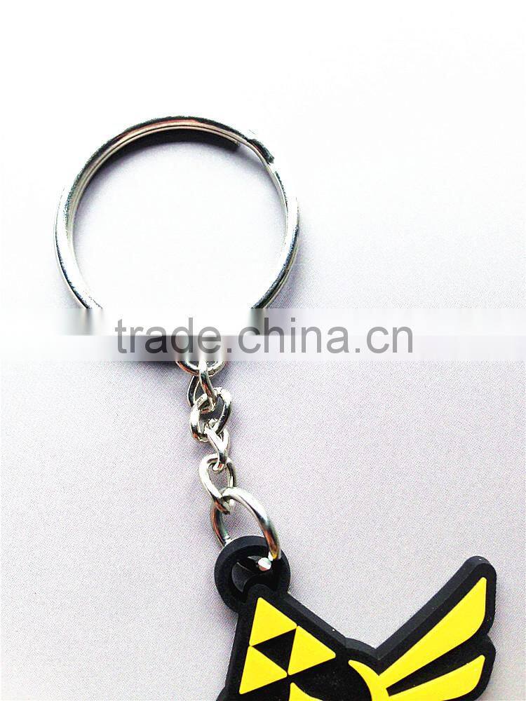 2016 custom low price plastic keychain 3d soft pvc keychain