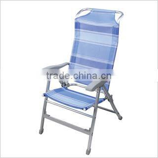 Outdoor personalized back support beach and garden folding chair