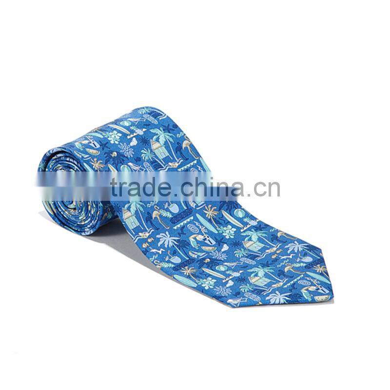 Custom printed polyester neck tie