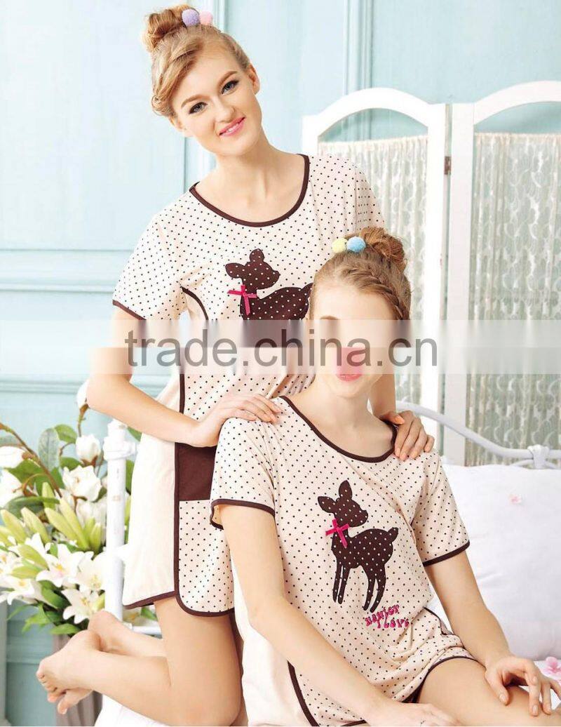 wholesale funny jumpsuit sleepwear /womans summer custom onesie pajamas set