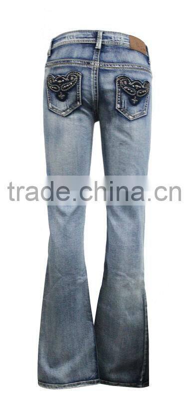 Good quality jeans back pocket embroidery designs