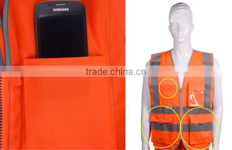 high visible reflective vest , custom made reflective vest factory