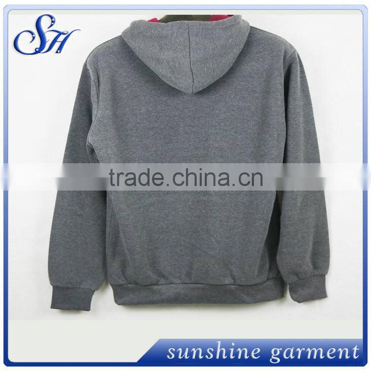 2016 Hot Selling Cheap Men's Pull Over Knitting Hoodie Set