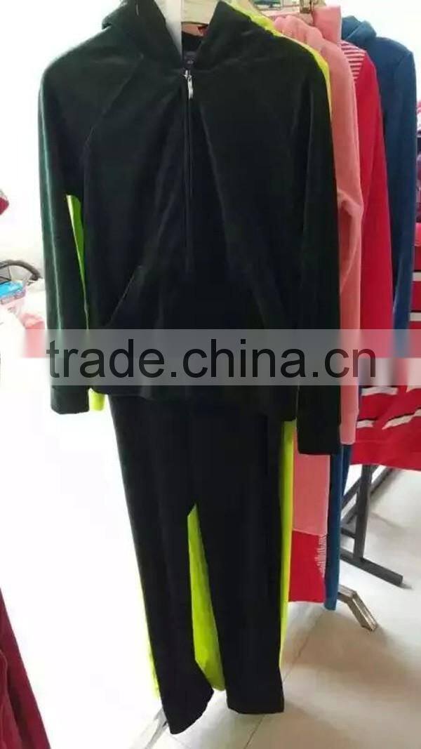 Cheap Price Ladies Velvet sets Stocks for Middle east and South America markets