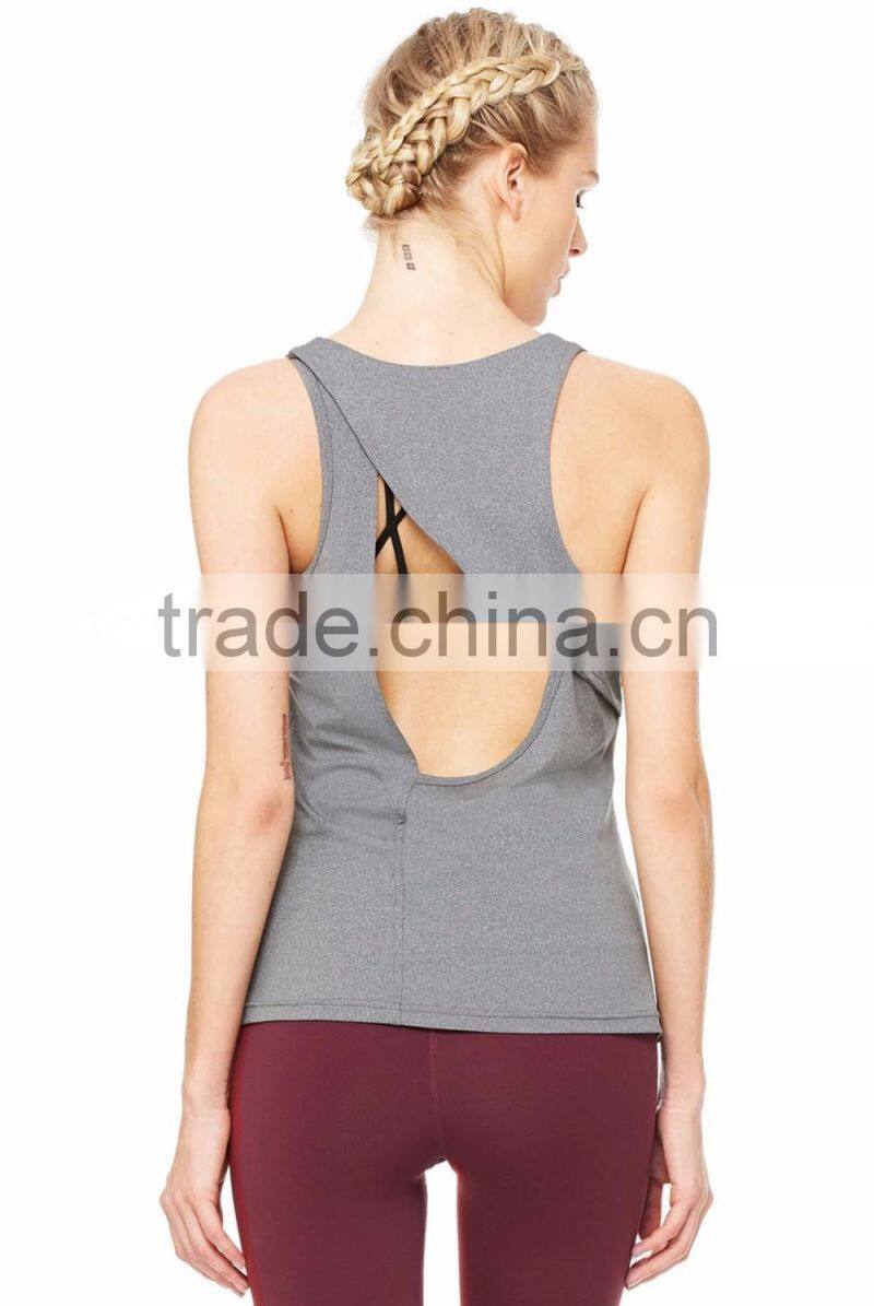 New fashion high quality custom design running singlet women wholesale tank top