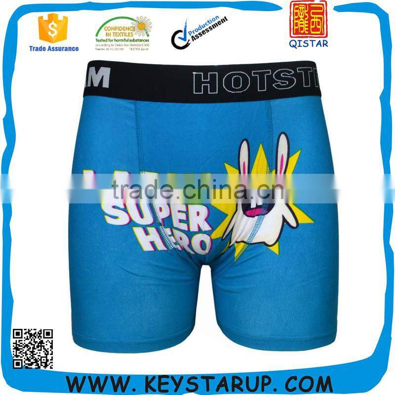 Wholesale New Arrival Men Sexy Custom Printing Funny Seamless Boxer Shorts
