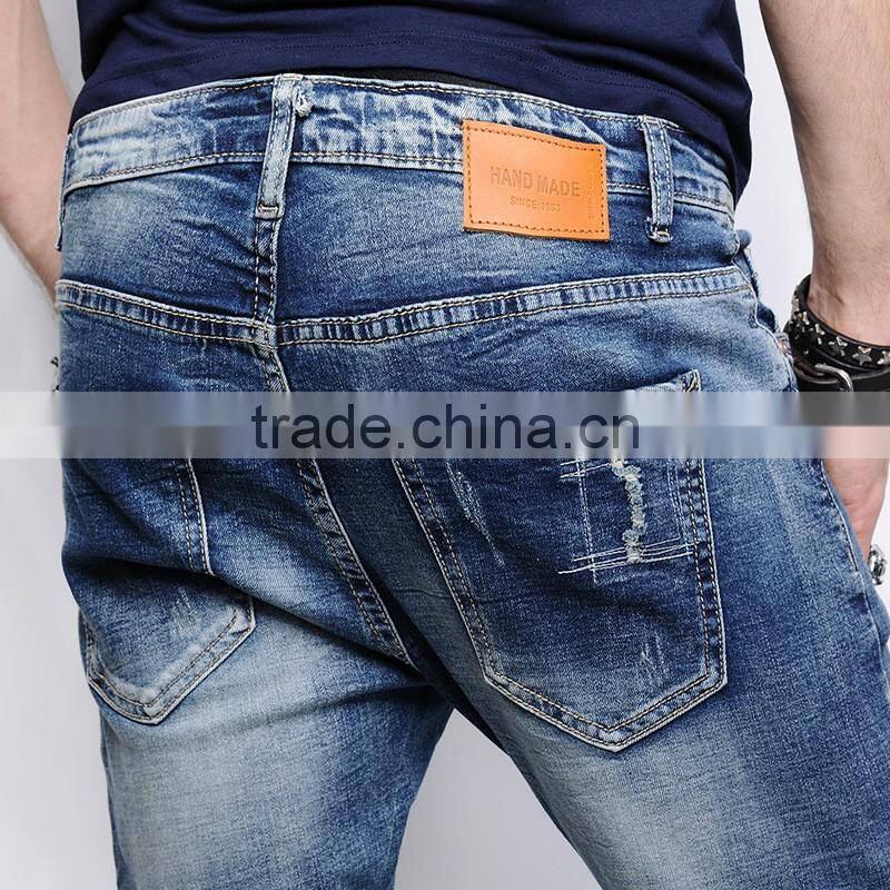 Man Jeans Famous Brand Pants For Men Denim Cargo