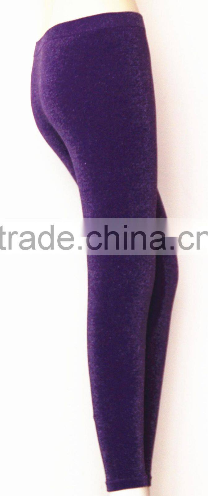 seamless fashion lady tight legging shining color