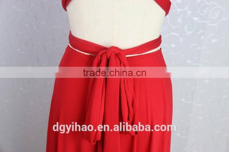 Yihao 2016 Special Offer Natural V-neck Vestidos De Fiesta Women Long Sexy Strapped Lady Party Maxi Summer dress