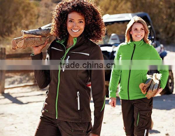 Ladies Waterproof Work Wear Breathable Softshell Jacket