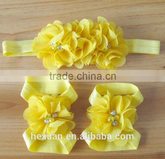 Baby Shoes Flower Design Baby PreWalker Infant Shoes,baby Barefoot Sandals