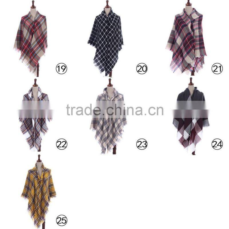 Wholesale Fashionable Tartan Plaid Scarf