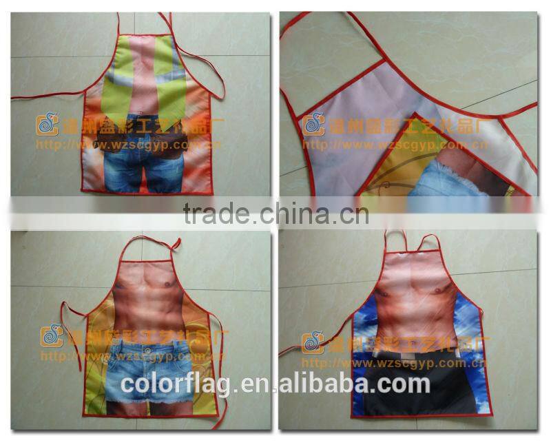 heat transfer printing 65/35poly cotton apron