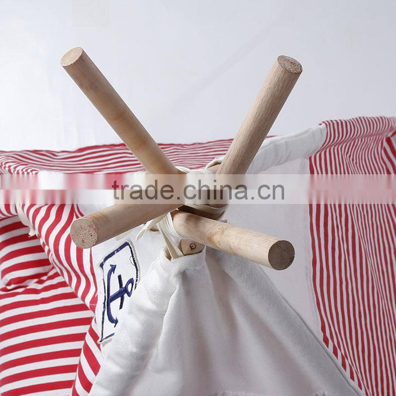 R1932H Hot Sale Wood Outdoor Pet Dog Cat Teepee Tent/Cat Teepee