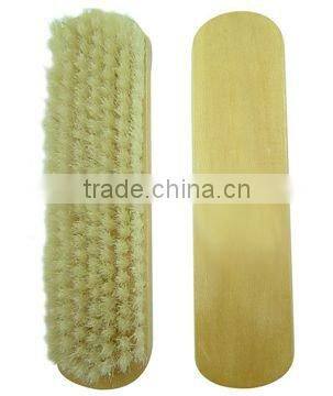 horse hair and bristle mixed shoe brush